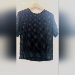 Rag & bone silk polka dot blouse